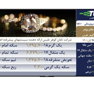 شارژ تابلو 5 ردیفه